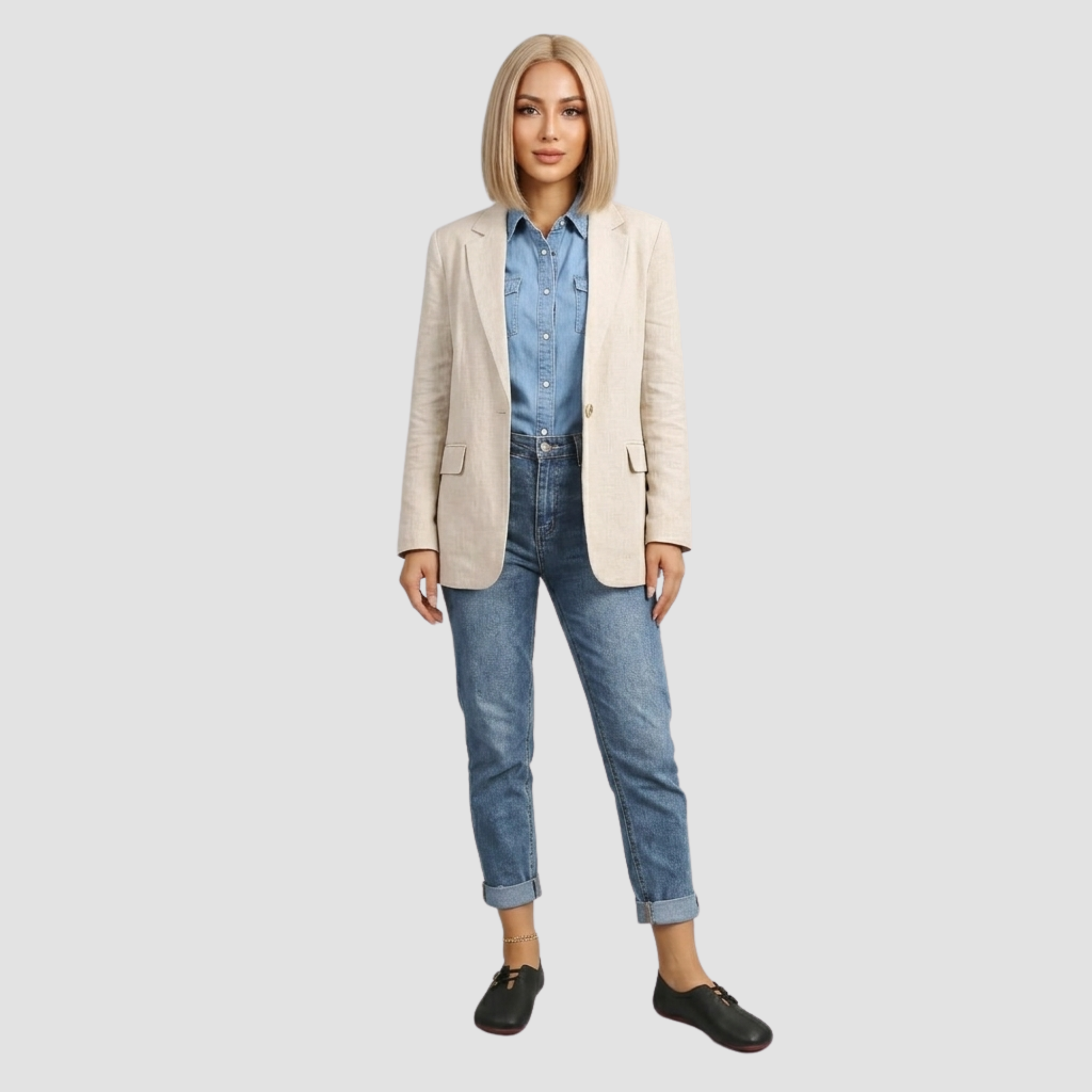 Kreszentia | Mocassins – Mocassins premium en daim de chèvre souple pour le quotidien