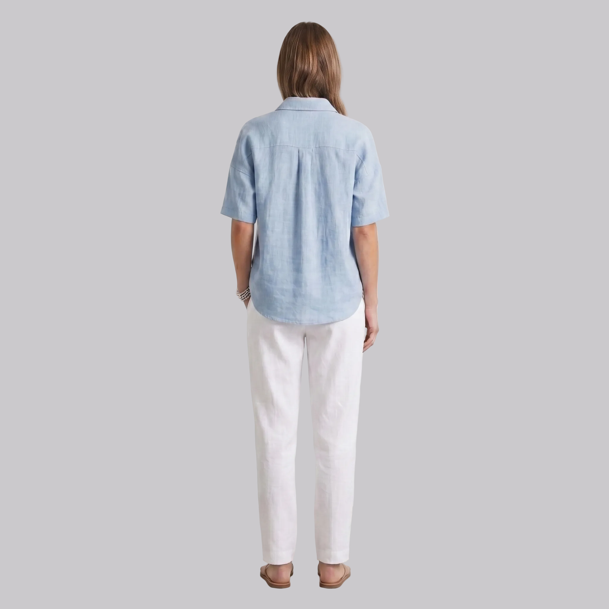 Elena | Blouse pour femme – Blouse classique élégante à boutonnage et manches longues