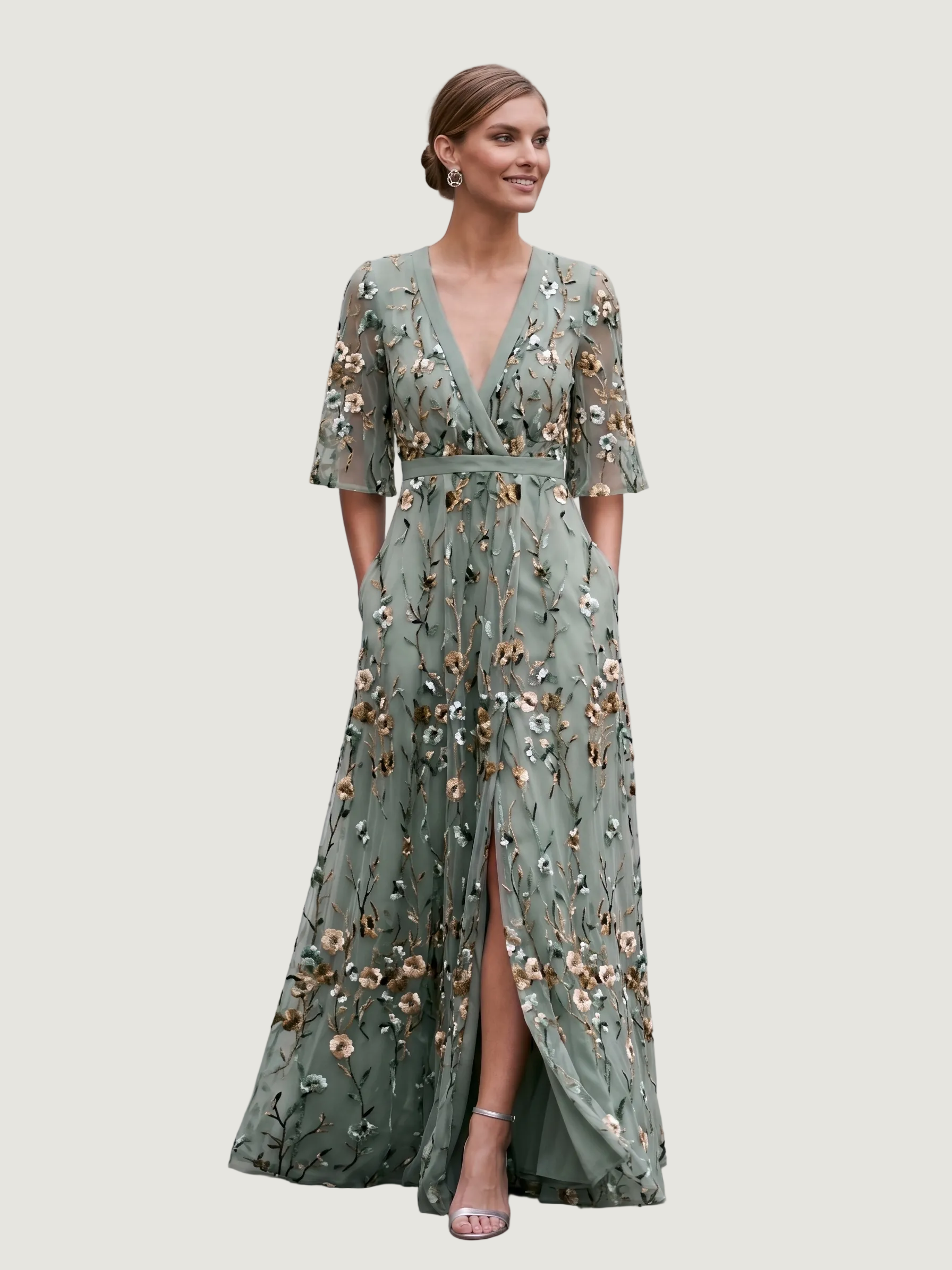 Aimée | Robe Longue Élégante – Chic Robe Maxi pour Toutes Occasions, Style Polyvalent, Confortable