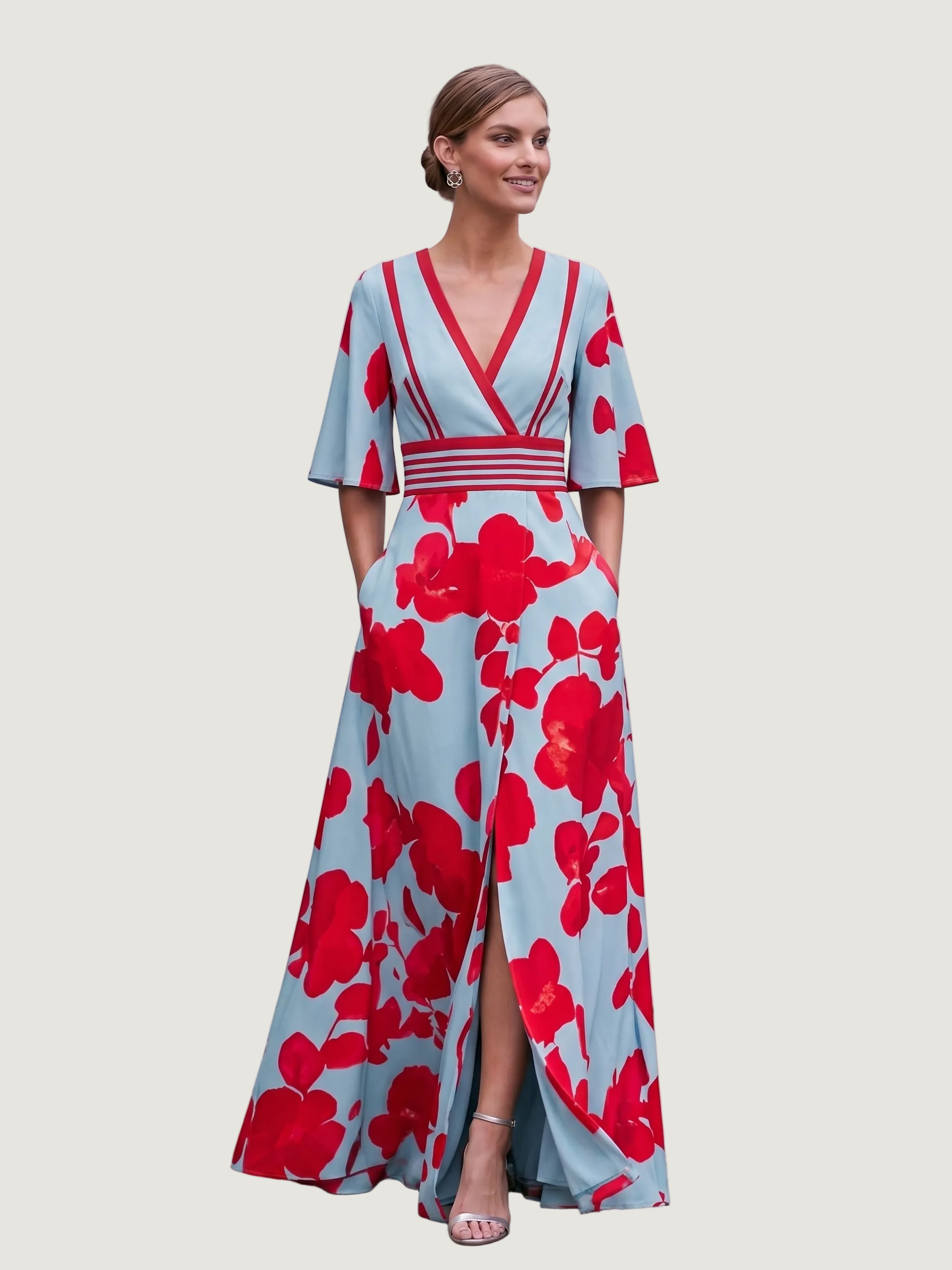 Aimée | Robe Longue Élégante – Chic Robe Maxi pour Toutes Occasions, Style Polyvalent, Confortable