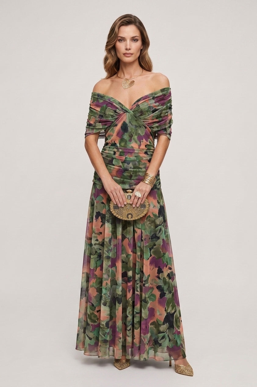 Bella™ | Robe longue élégante à col en V – Superbe robe pour les fêtes et le quotidien