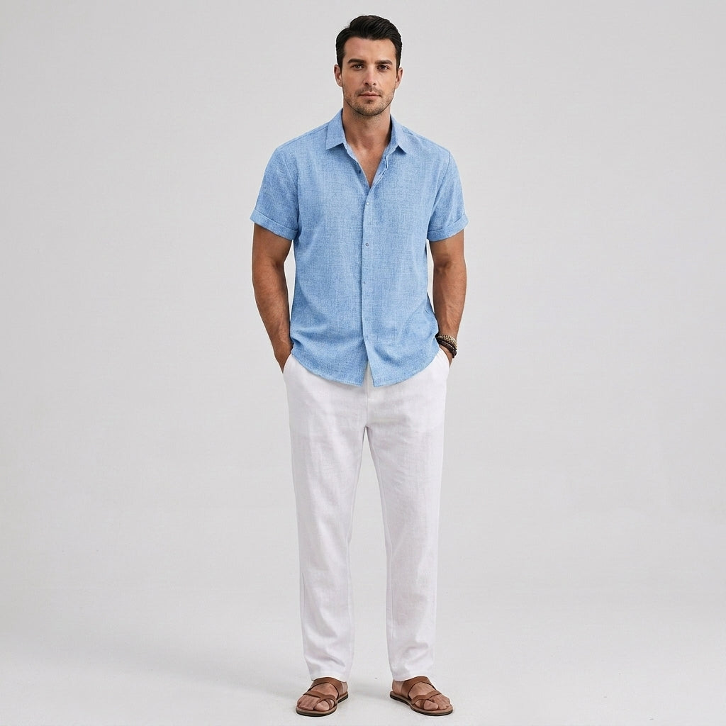 Moritz | Chemises en Lin pour Homme – Élégante Chemise Légère d'Été en Lin