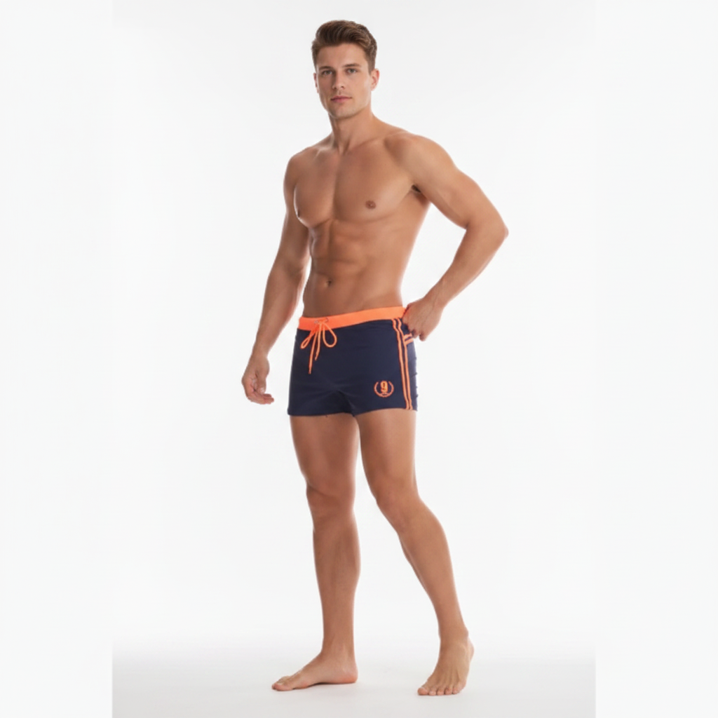 Aqualine | Maillot de bain pour homme – Maillot résistant au chlore à coupe ajustée pour la natation