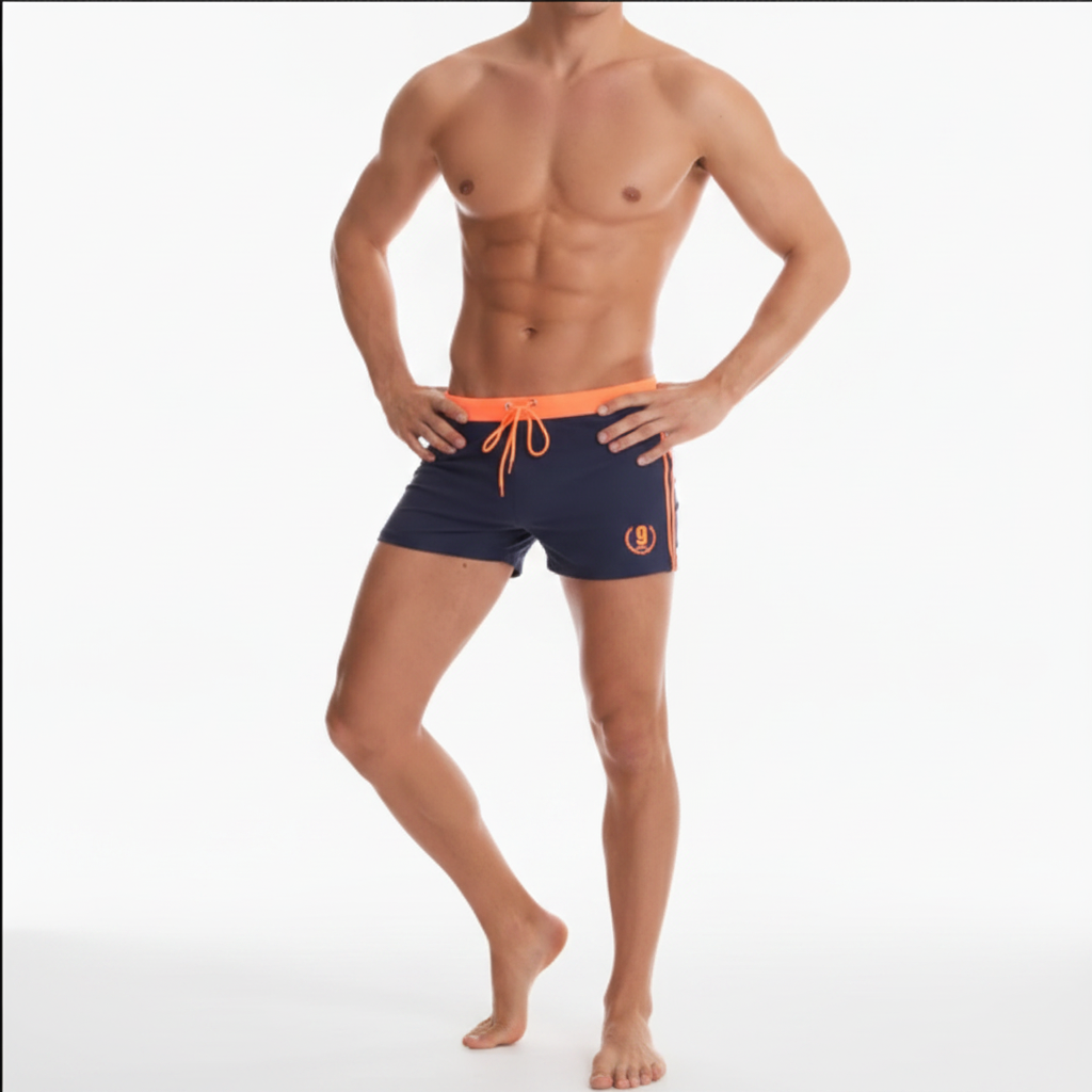 Aqualine | Maillot de bain pour homme – Maillot résistant au chlore à coupe ajustée pour la natation