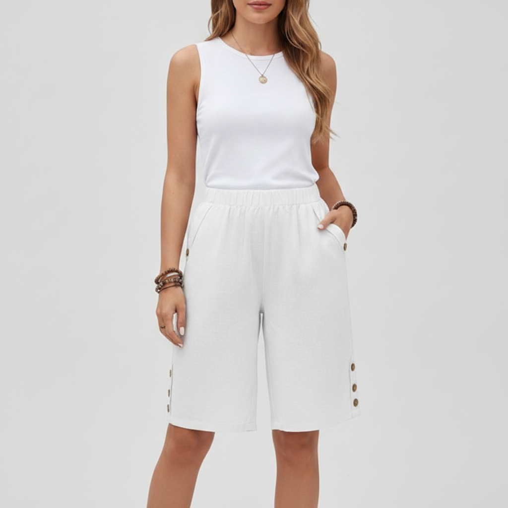 Lolo™ | Short d'été – Short léger et élégant pour femme avec ceinture douce