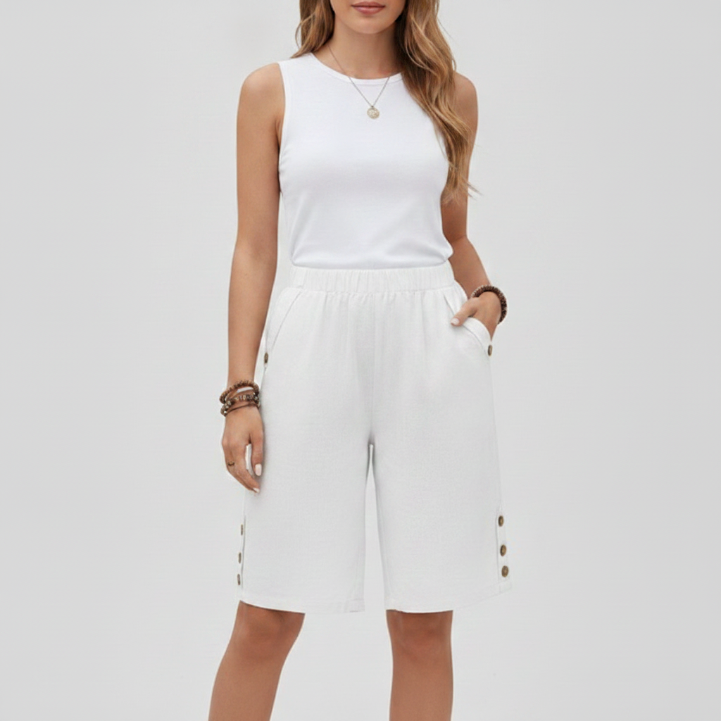 Lolo™ | Short d'été – Short léger et élégant pour femme avec ceinture douce