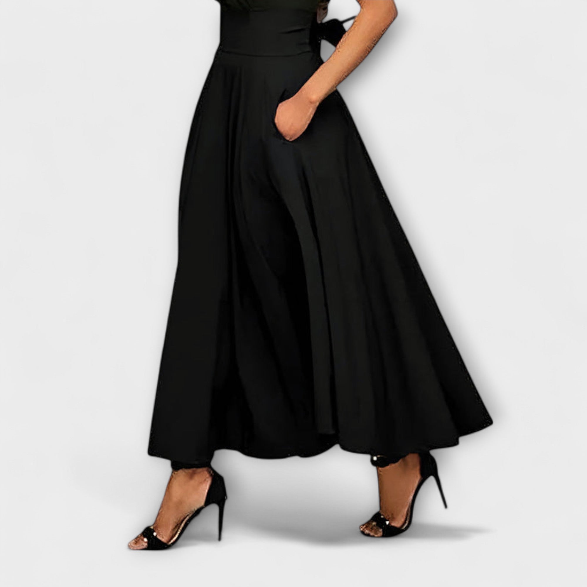 Larissa | Jupe Maxi – Jupe noire élégante pour les occasions festives
