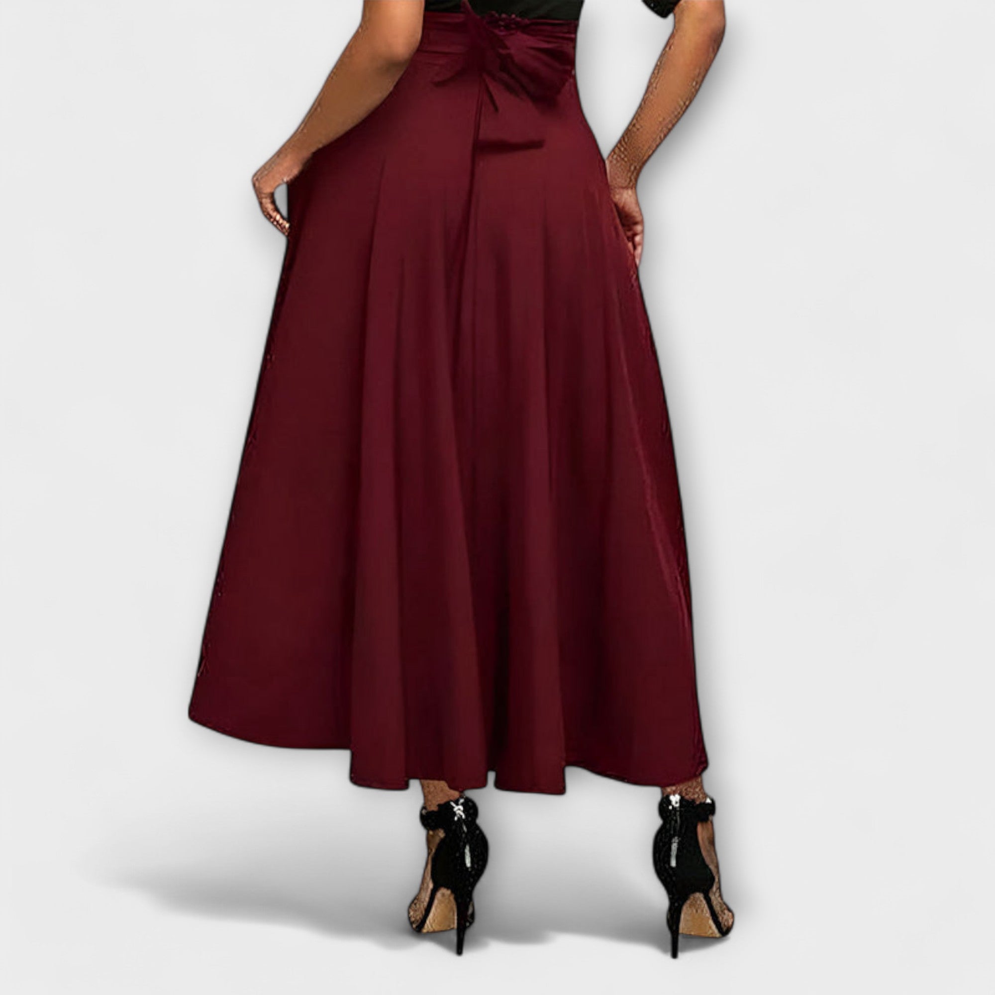 Larissa | Jupe Maxi – Jupe noire élégante pour les occasions festives