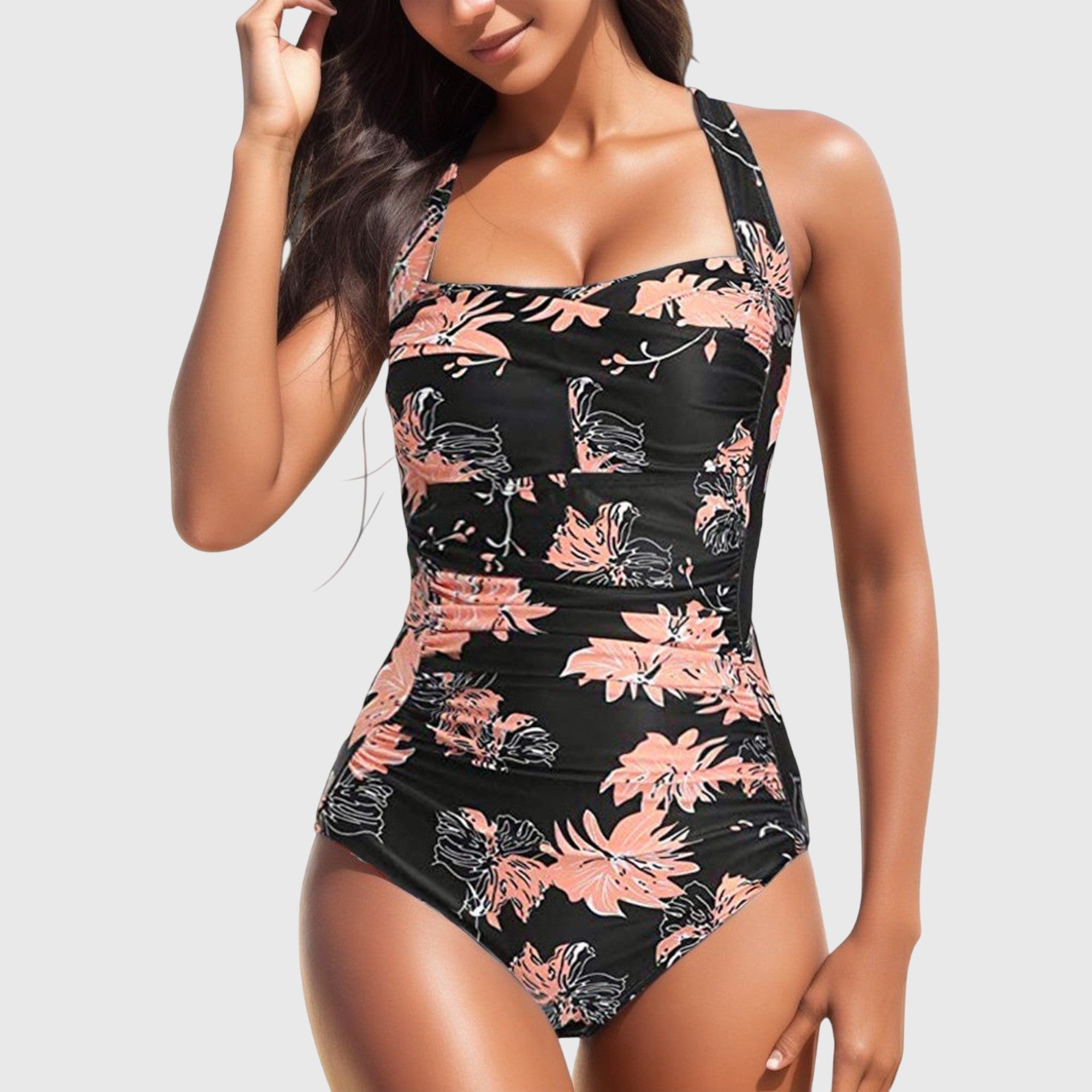 Lina | Maillot de bain – Maillot flatteur à motif floral pour l'été