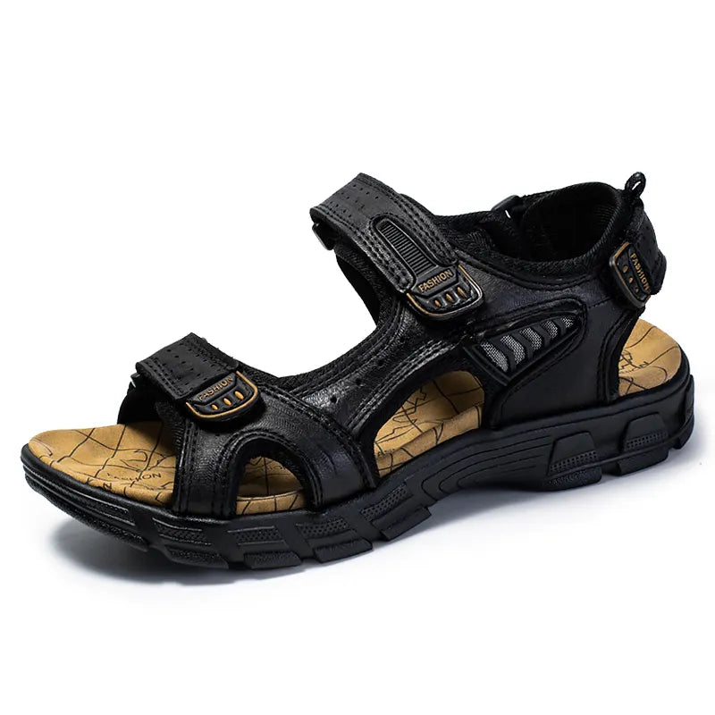 Homme | Sandales confort – Sandales orthopédiques ergonomiques d'été à structure respirante et semelle rembourrée