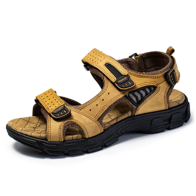 Homme | Sandales confort – Sandales orthopédiques ergonomiques d'été à structure respirante et semelle rembourrée