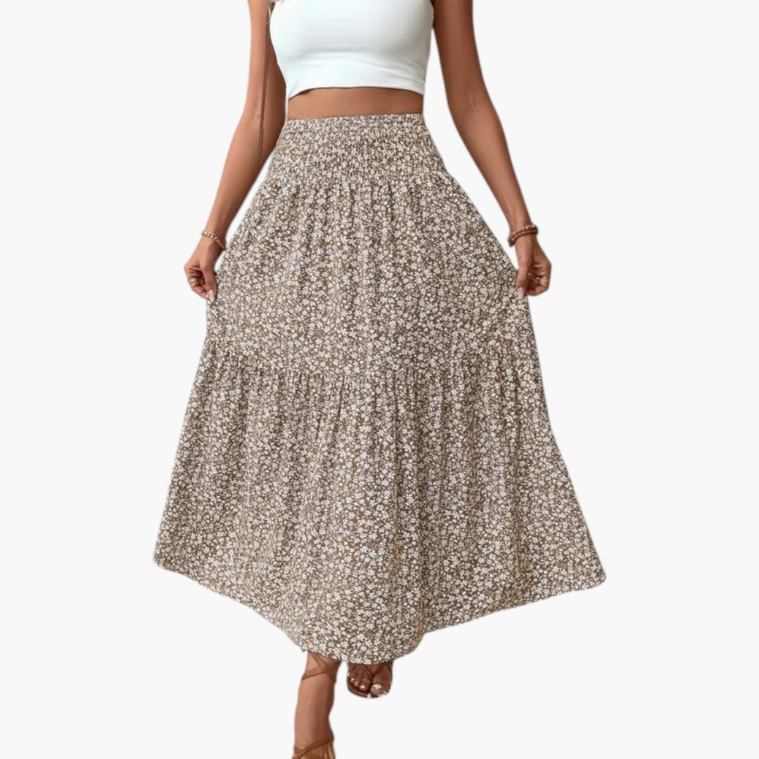 Maja | Jupe à fleurs – Jupe élégante à taille structurée et motif floral