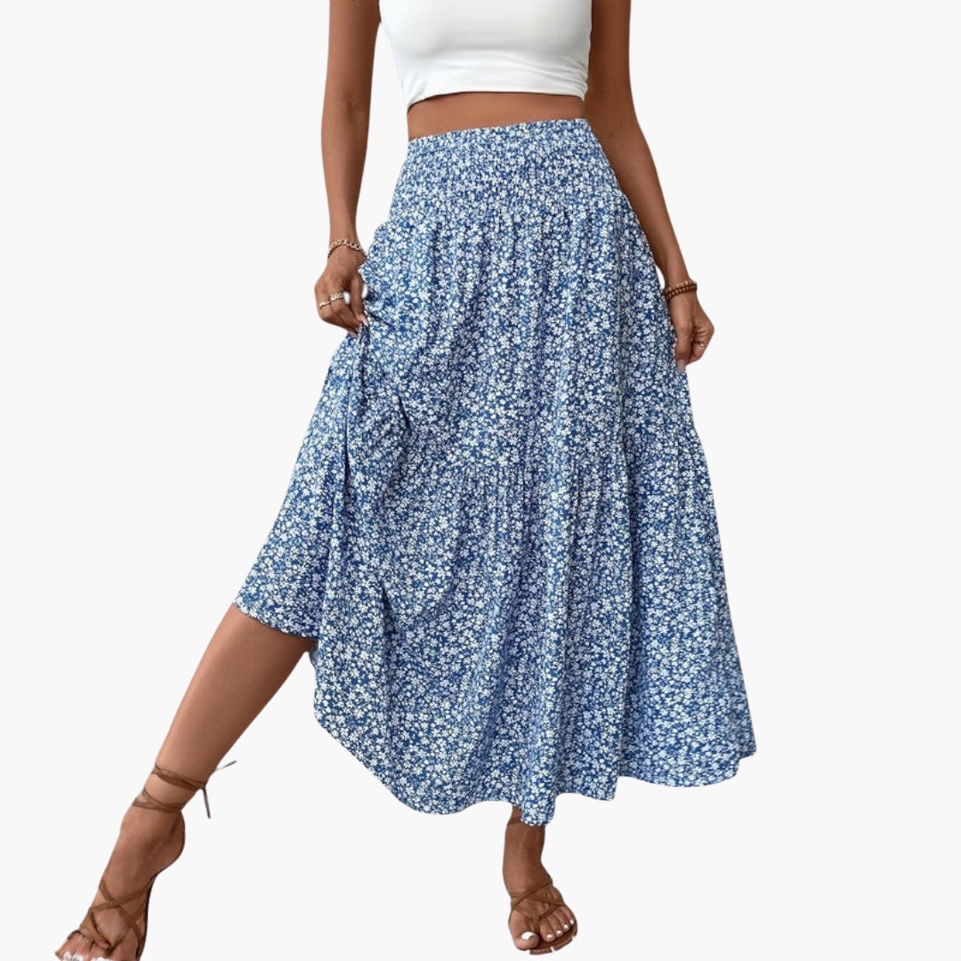 Maja | Jupe à fleurs – Jupe élégante à taille structurée et motif floral