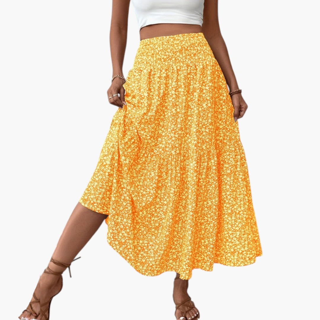 Maja | Jupe à fleurs – Jupe élégante à taille structurée et motif floral