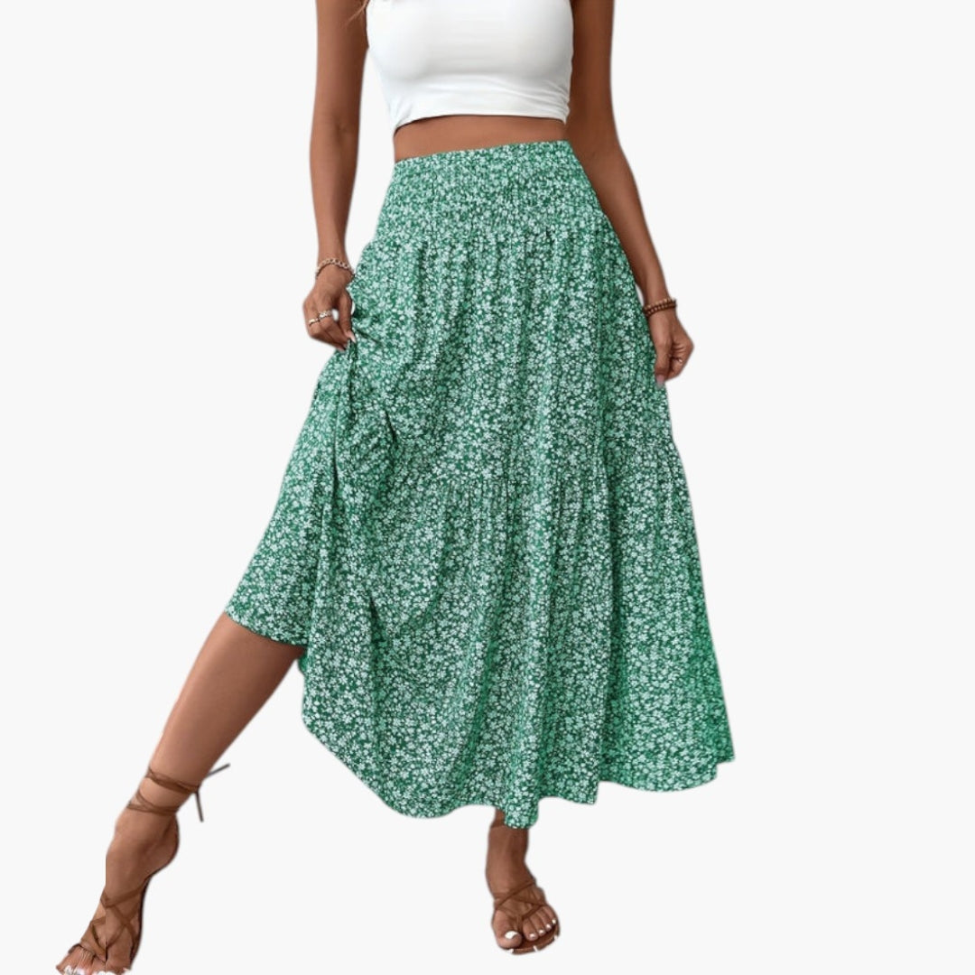 Maja | Jupe à fleurs – Jupe élégante à taille structurée et motif floral