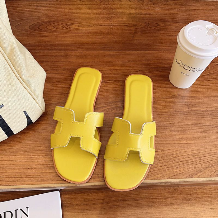 Sandra | Sandales en cuir pour femme – Sandales confortables à brides en H pour le quotidien et les vacances