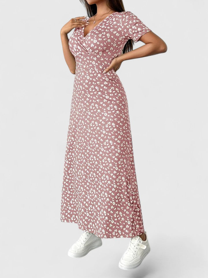 Yulivette | Robe longue sophistiquée – Élégante robe à motif floral pour toutes occasions