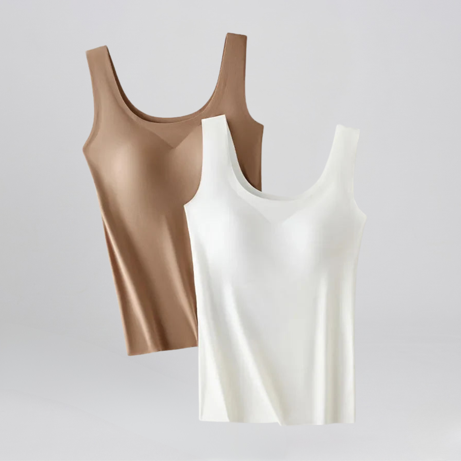 Sans couture | Débardeur avec brassière intégrée – Léger et respirant, idéal pour le quotidien