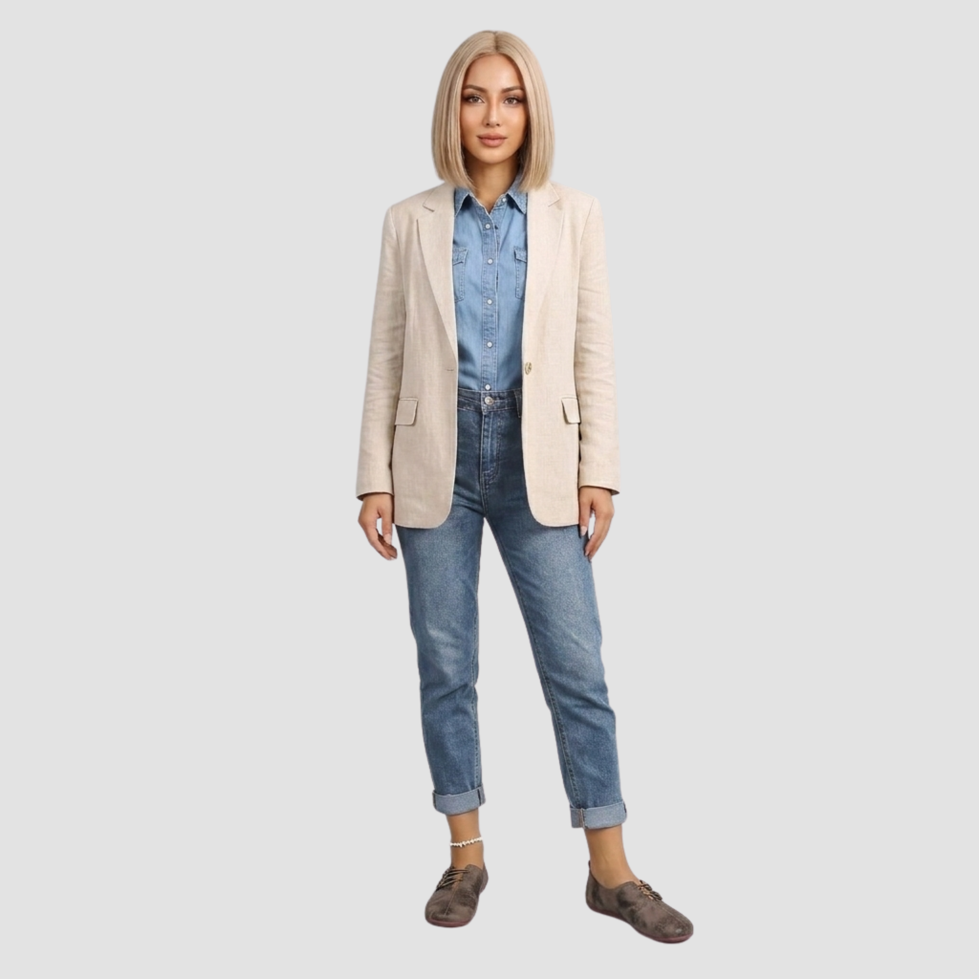 Kreszentia | Mocassins – Mocassins premium en daim de chèvre souple pour le quotidien