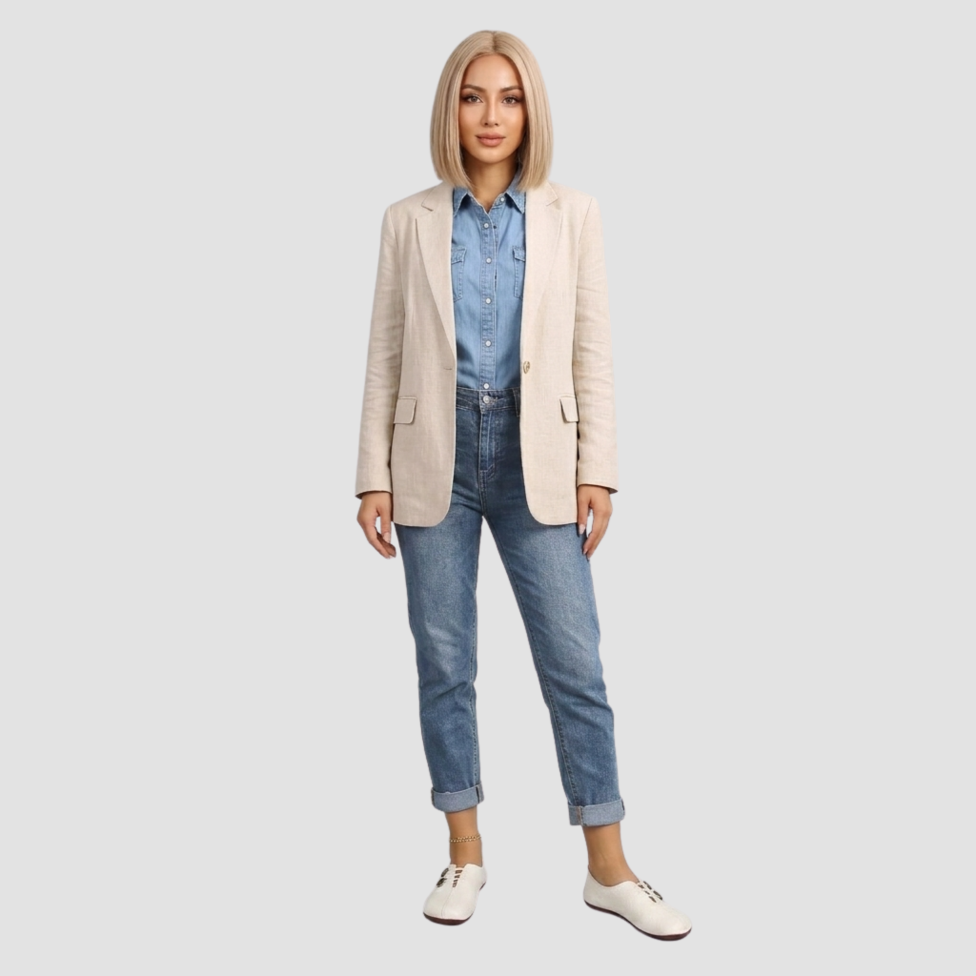 Kreszentia | Mocassins – Mocassins premium en daim de chèvre souple pour le quotidien
