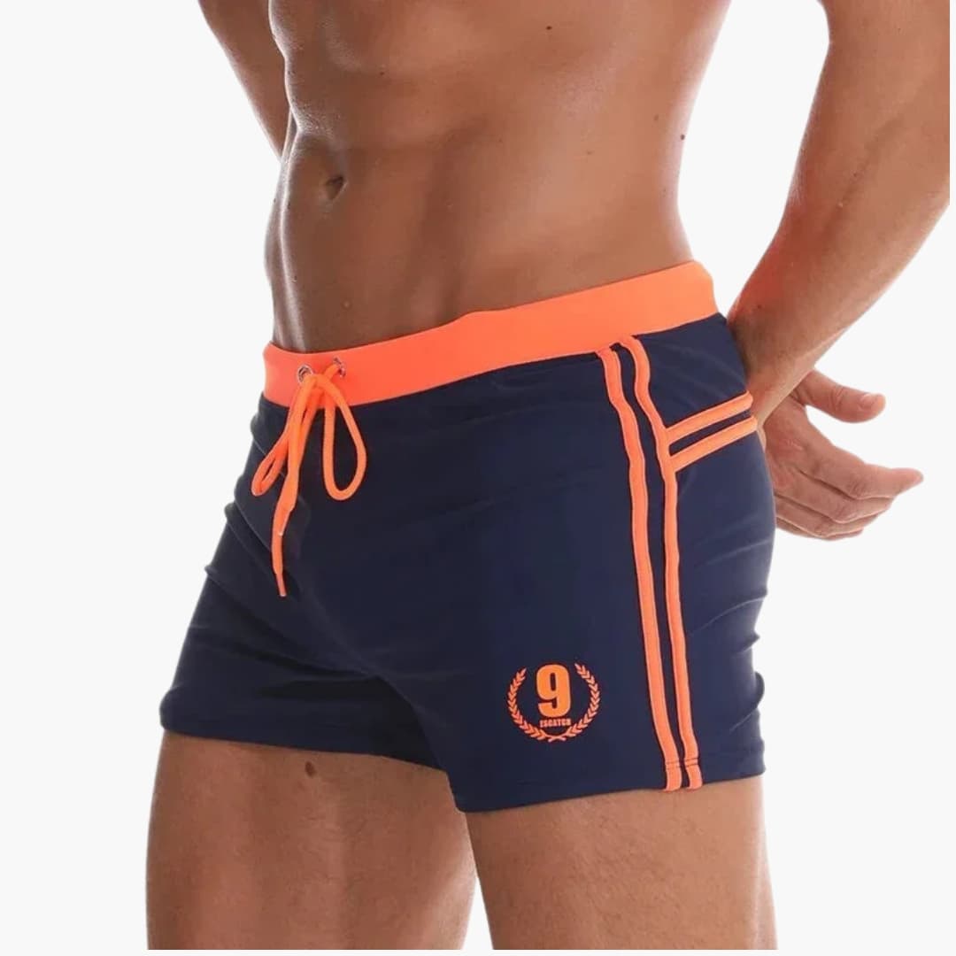 Aqualine | Maillot de bain pour homme – Maillot résistant au chlore à coupe ajustée pour la natation