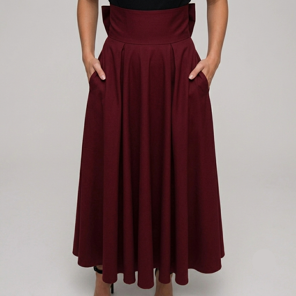 Larissa | Jupe Maxi – Jupe noire élégante pour les occasions festives