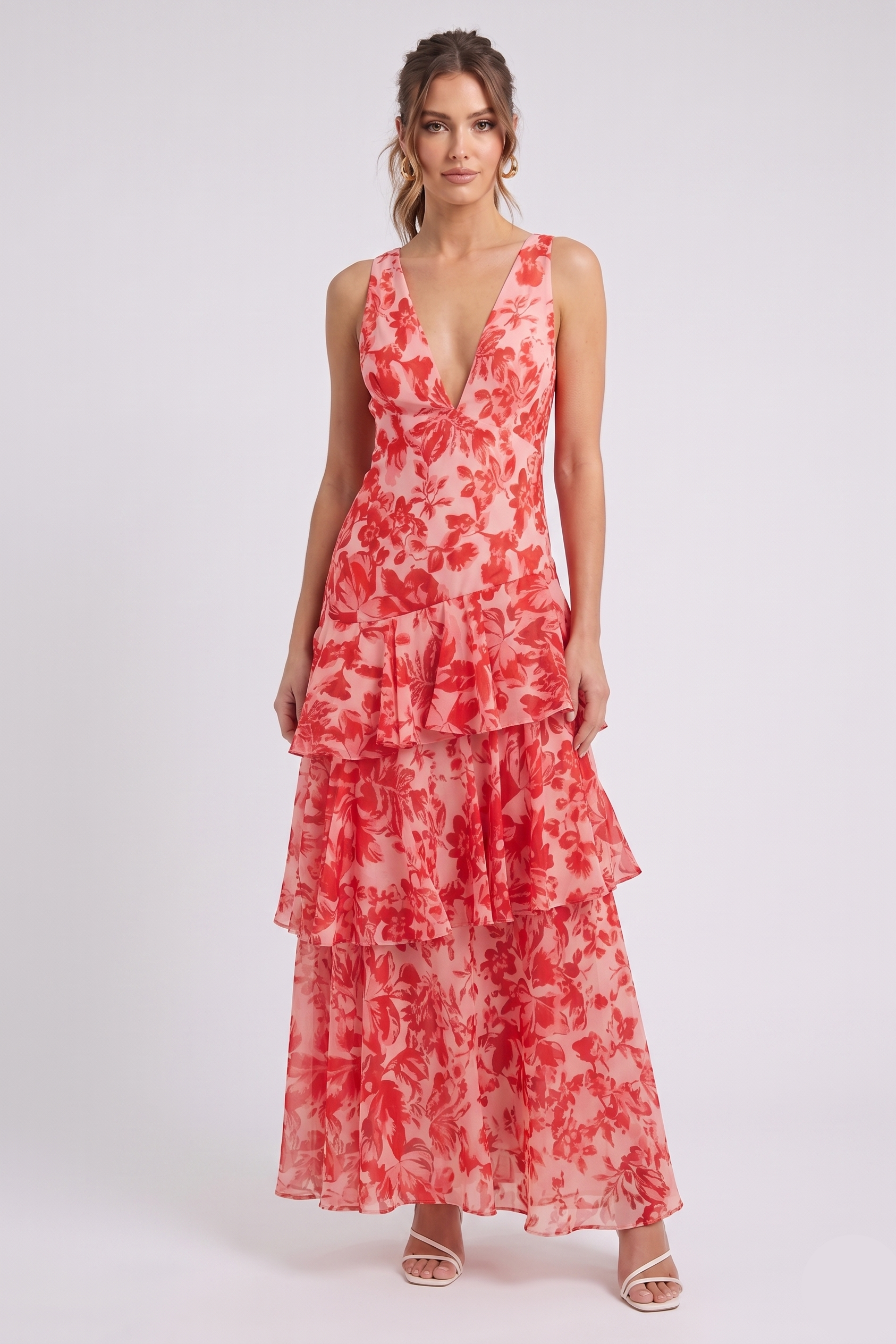Isabelle | Robe d'invitée de mariage – Élégante robe maxi avec fente pour femme