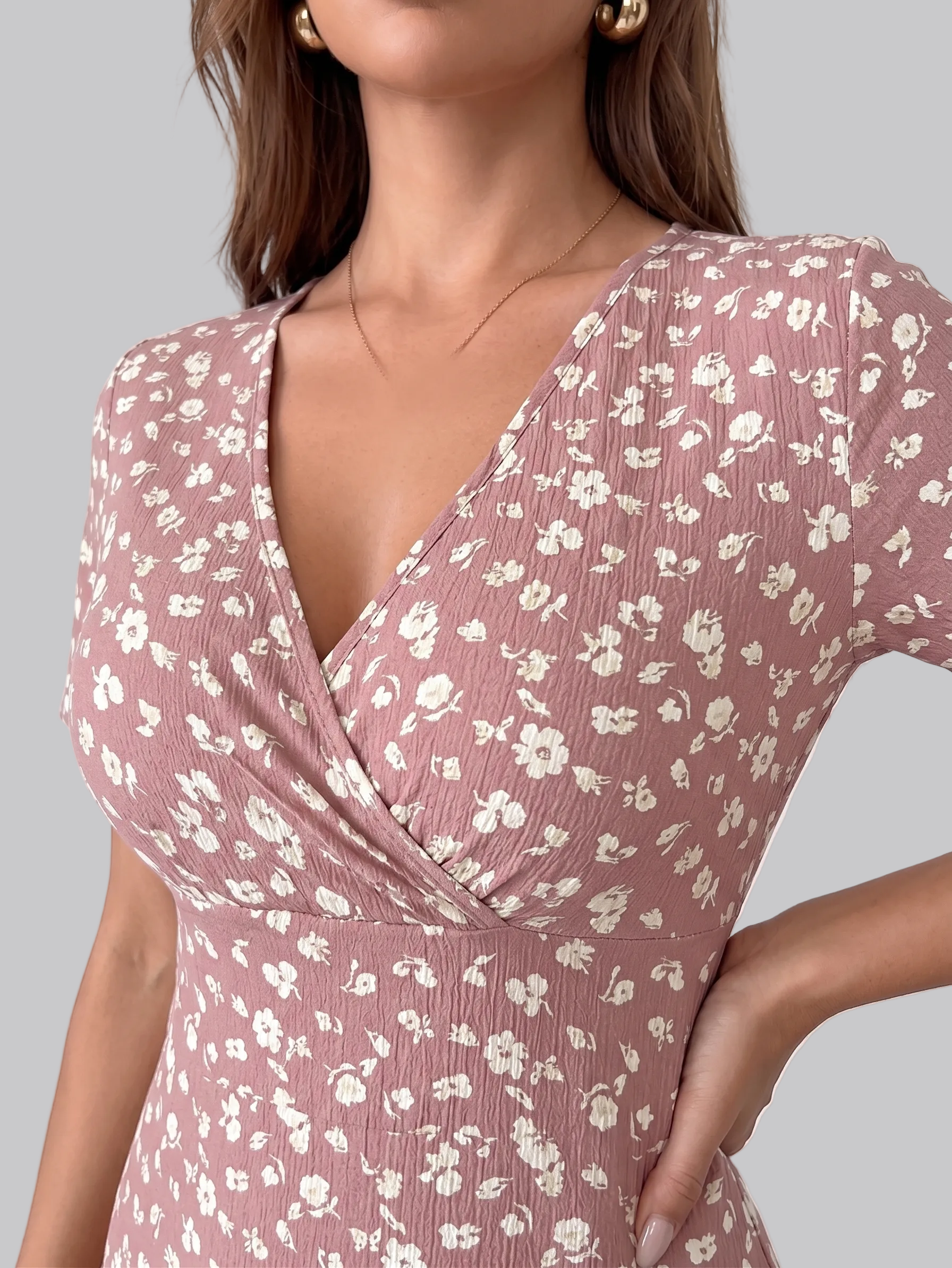 Yulivette | Robe longue sophistiquée – Élégante robe à motif floral pour toutes occasions