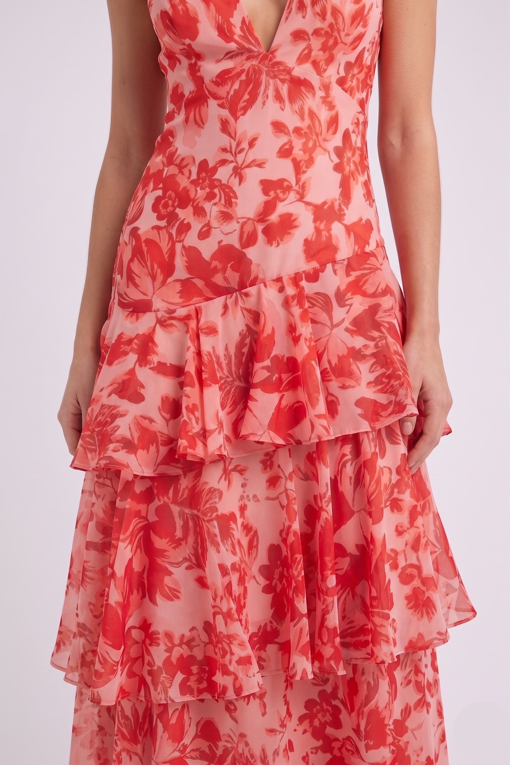 Isabelle | Robe d'invitée de mariage – Élégante robe maxi avec fente pour femme
