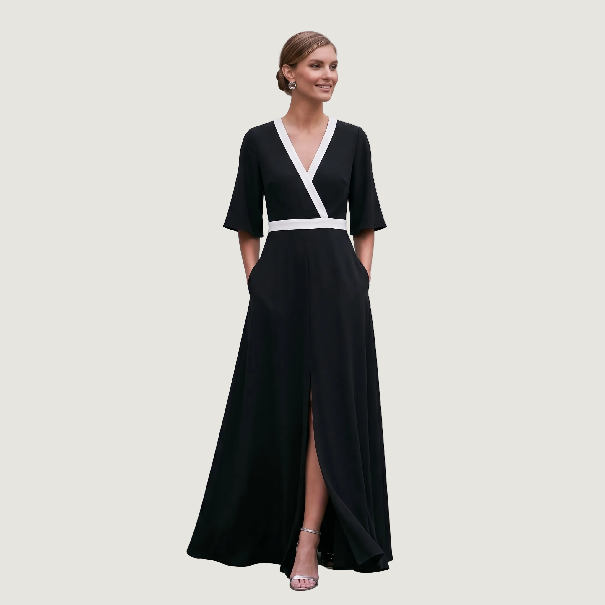 Aimée | Robe Longue Élégante – Chic Robe Maxi pour Toutes Occasions, Style Polyvalent, Confortable