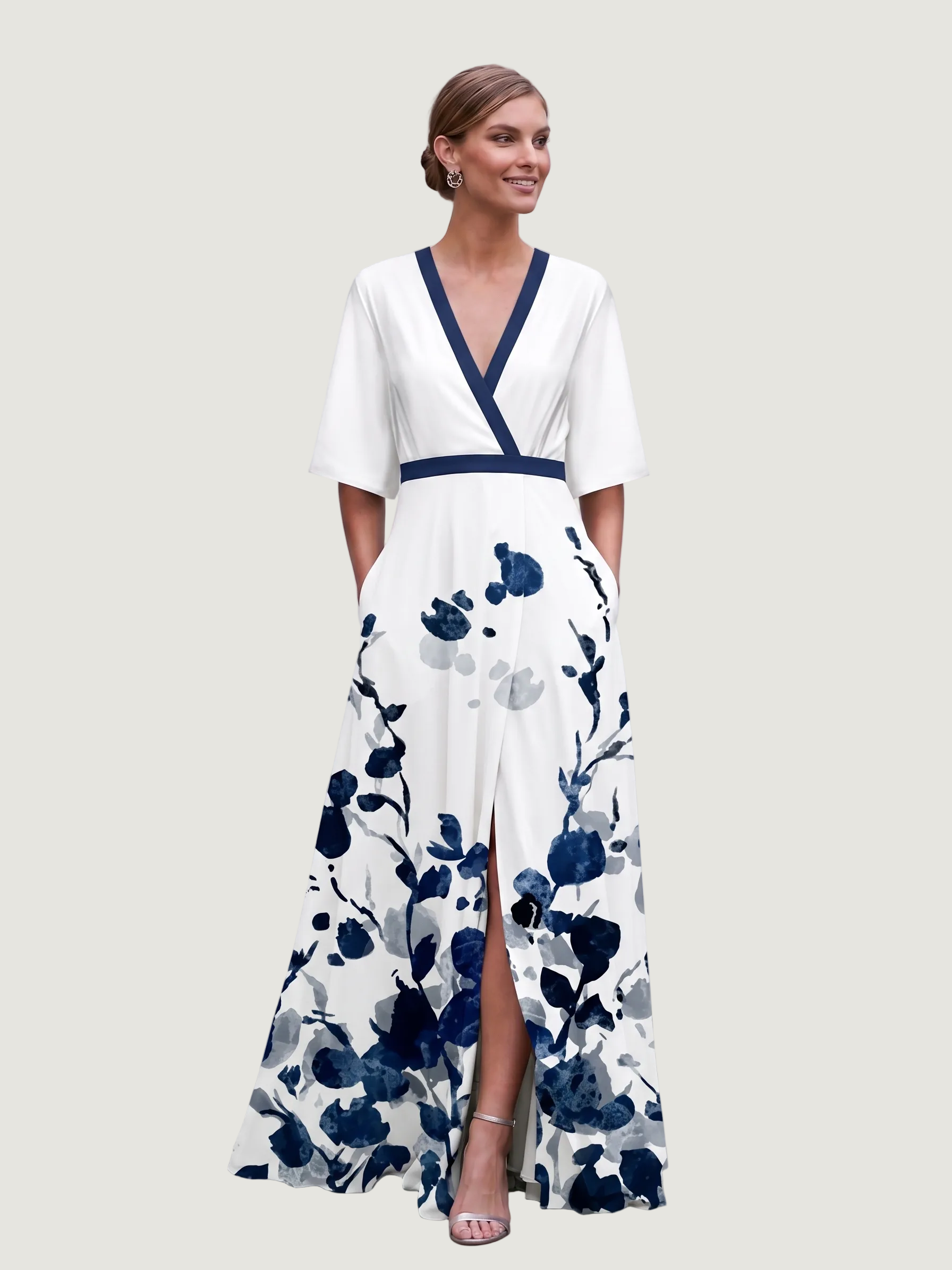 Aimée | Robe Longue Élégante – Chic Robe Maxi pour Toutes Occasions, Style Polyvalent, Confortable