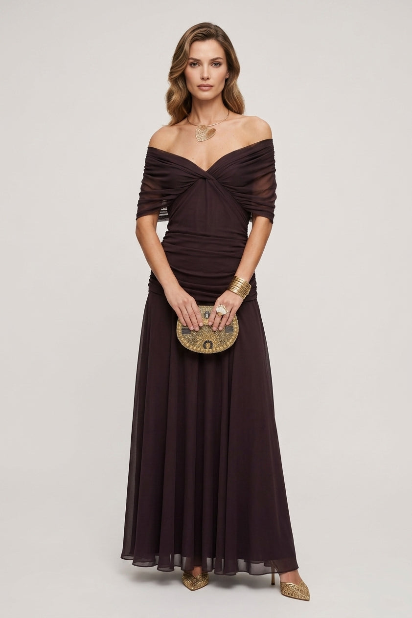 Bella™ | Robe longue élégante à col en V – Superbe robe pour les fêtes et le quotidien