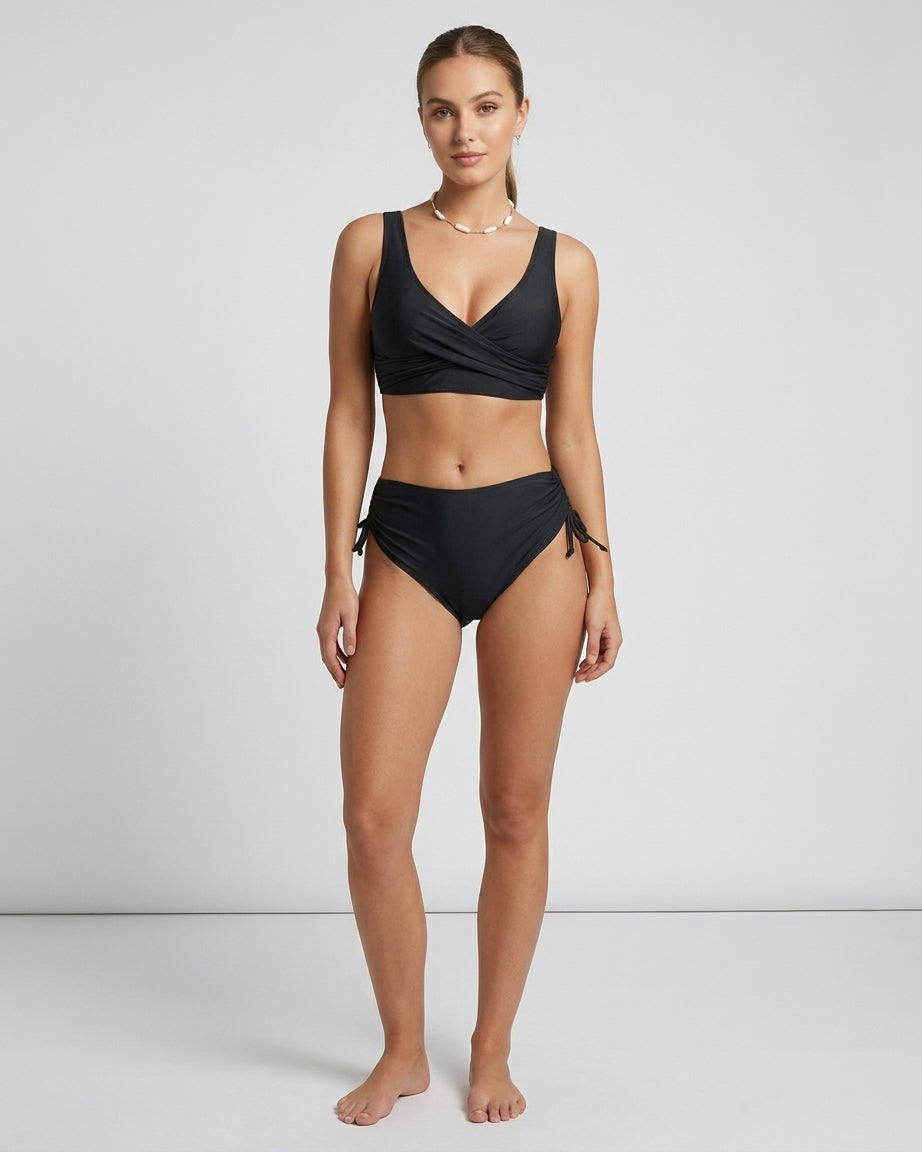 Bruna | Bikini taille haute – Maillot de bain confortable pour la plage et la piscine