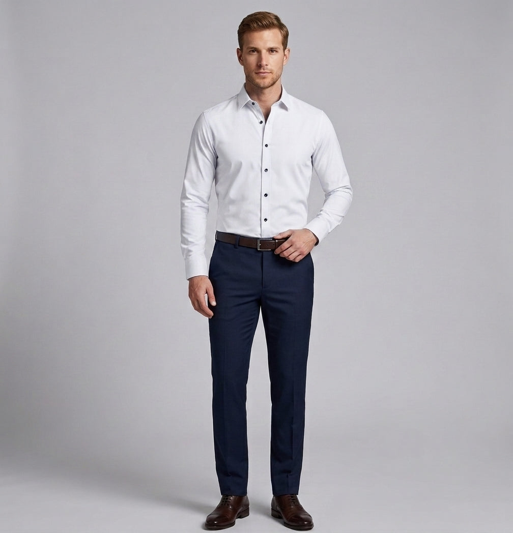 Alexandre | Chemise Confort – Chemise Stretch Infroissable Élégante pour un Look Décontracté