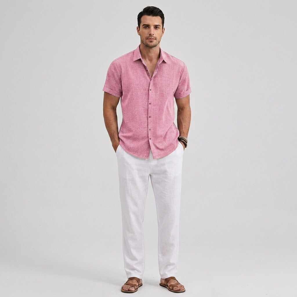 Moritz | Chemises en Lin pour Homme – Élégante Chemise Légère d'Été en Lin