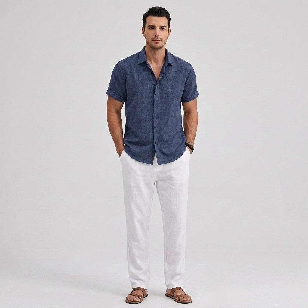 Moritz | Chemises en Lin pour Homme – Élégante Chemise Légère d'Été en Lin