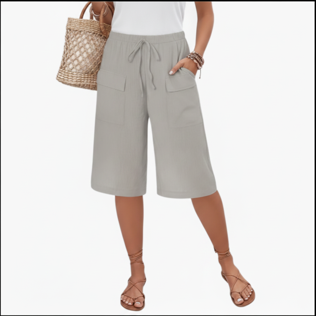 Sofia | Short à taille élastique – Short confortable et réglable pour femme