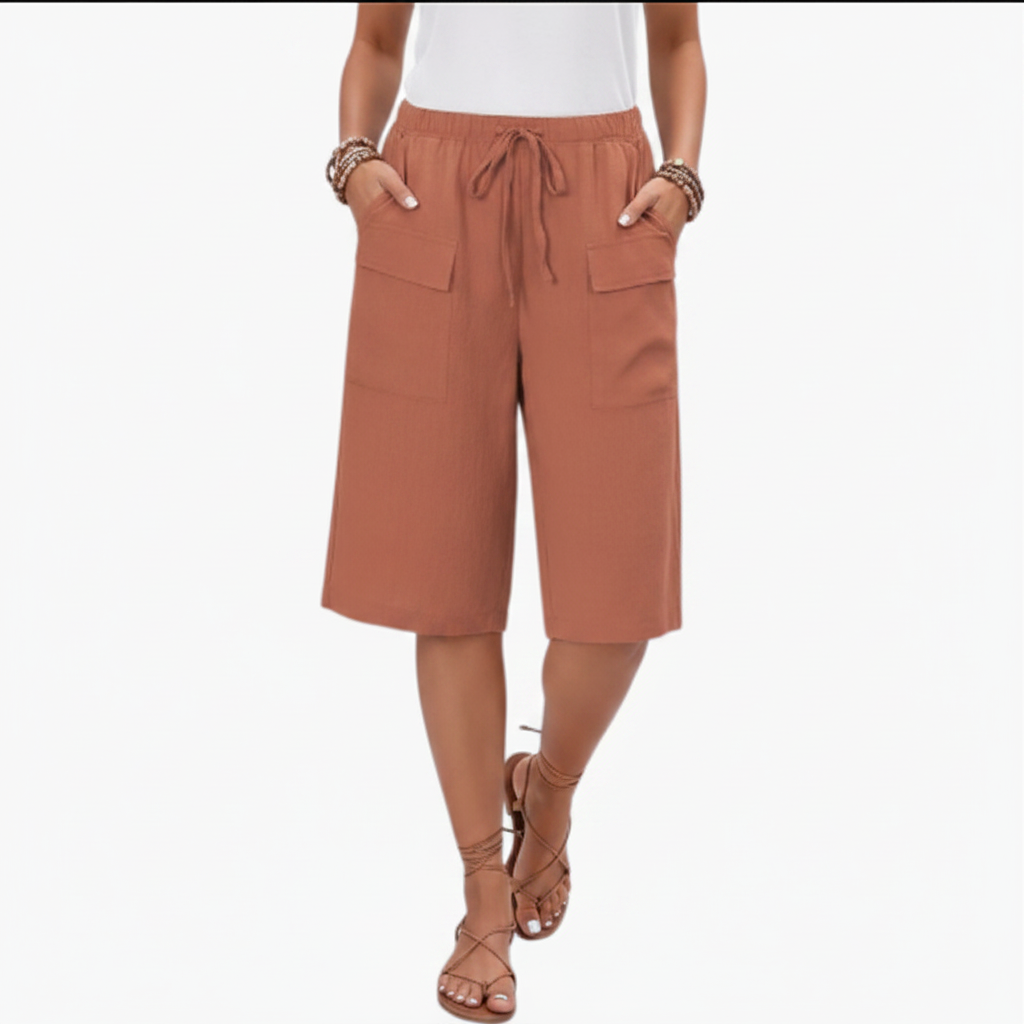 Sofia | Short à taille élastique – Short confortable et réglable pour femme