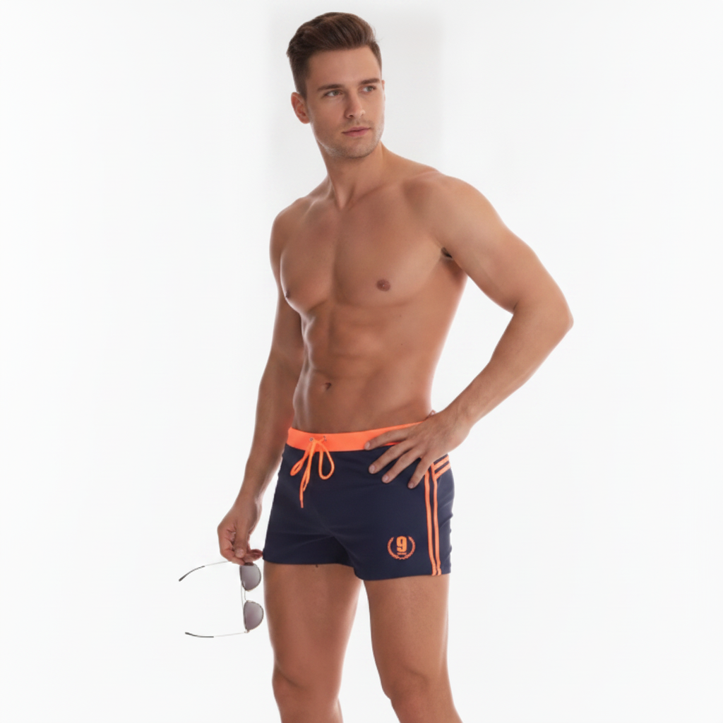 Aqualine | Maillot de bain pour homme – Maillot résistant au chlore à coupe ajustée pour la natation