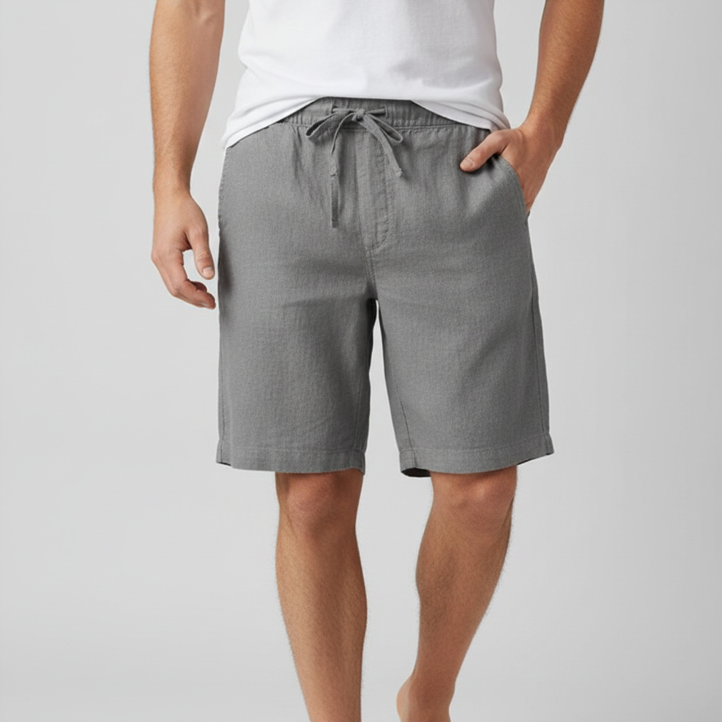 Albin | Short de plage décontracté – Short en lin léger pour homme pour la plage et la détente