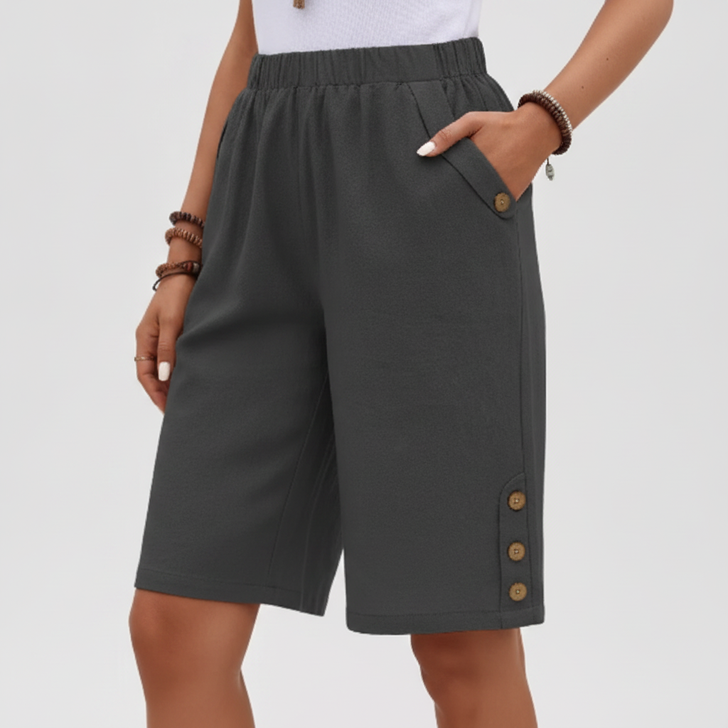 Lolo™ | Short d'été – Short léger et élégant pour femme avec ceinture douce