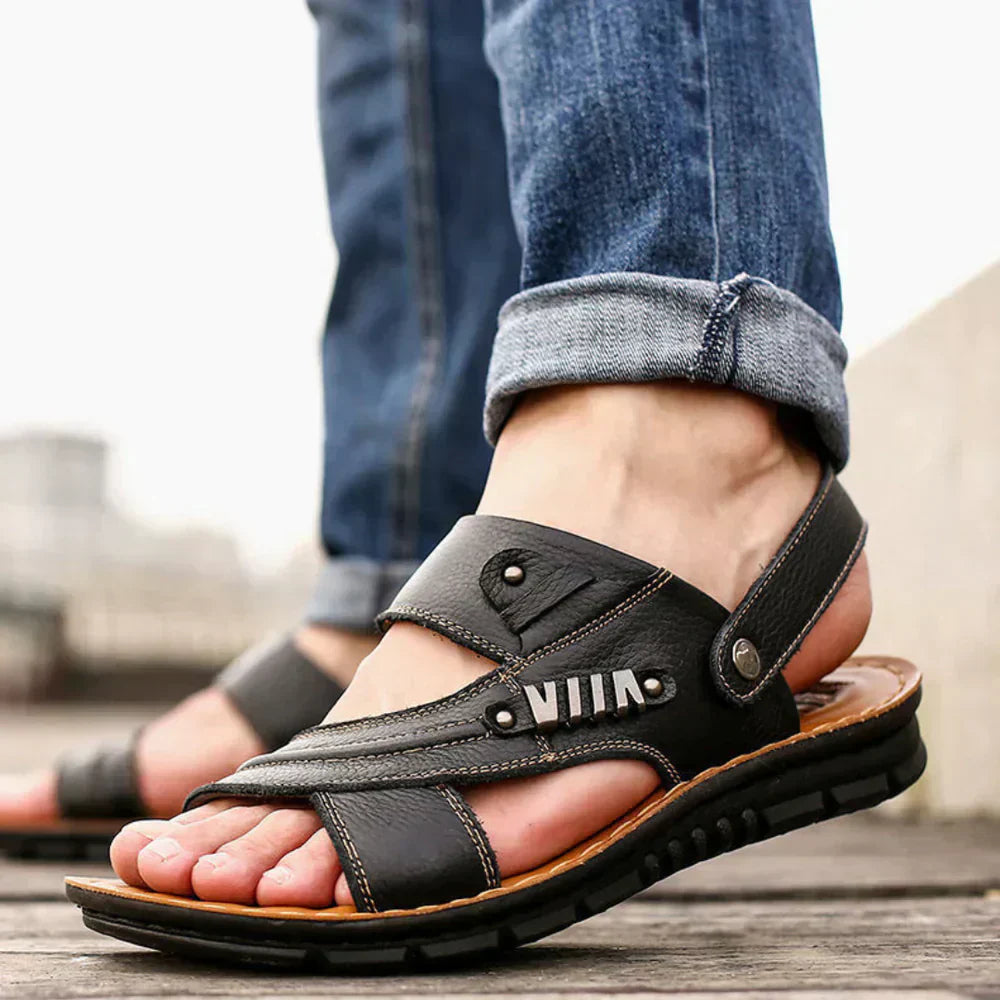 Sandales confort | Sandales orthopédiques réglables – Sandales respirantes et maintenantes pour homme