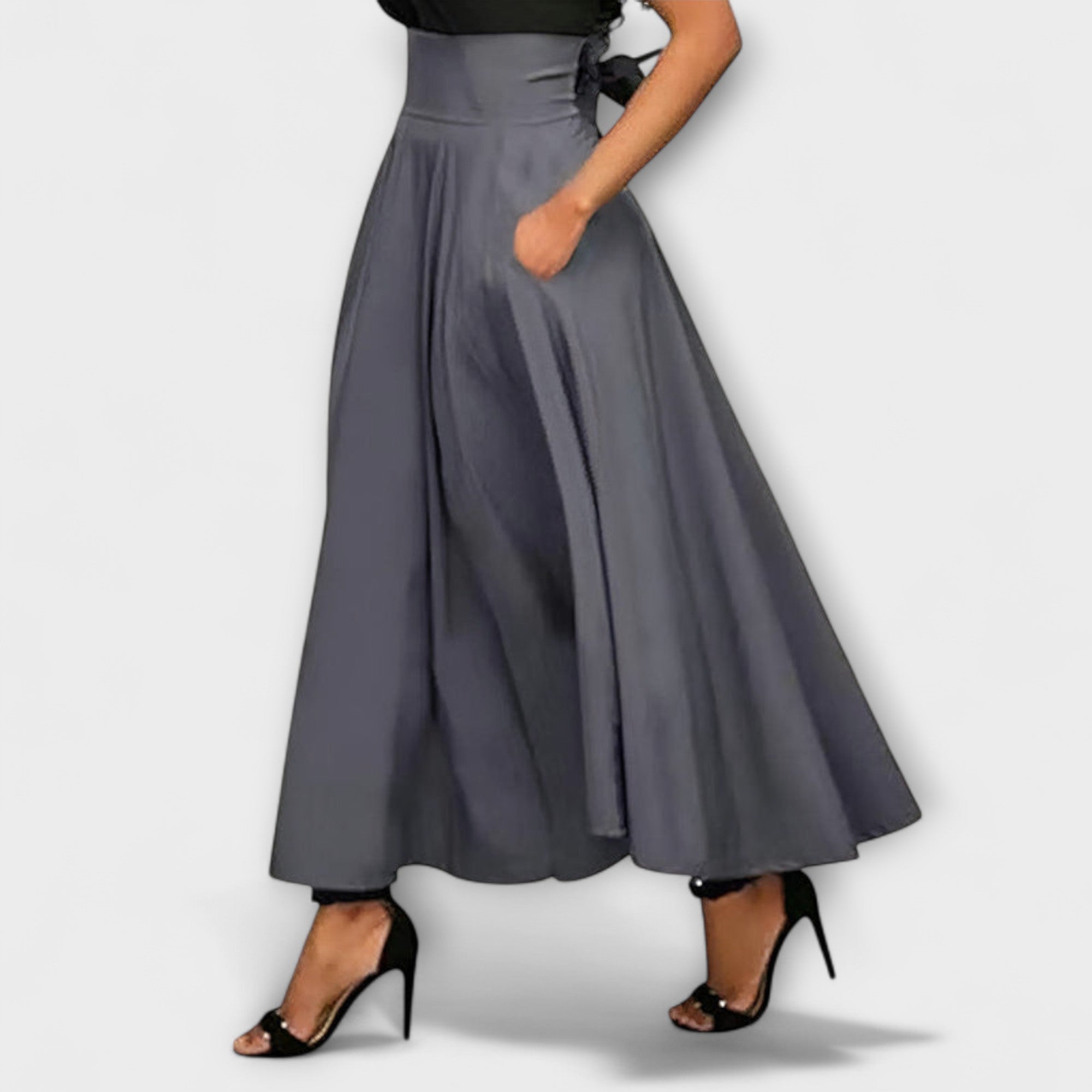 Larissa | Jupe Maxi – Jupe noire élégante pour les occasions festives