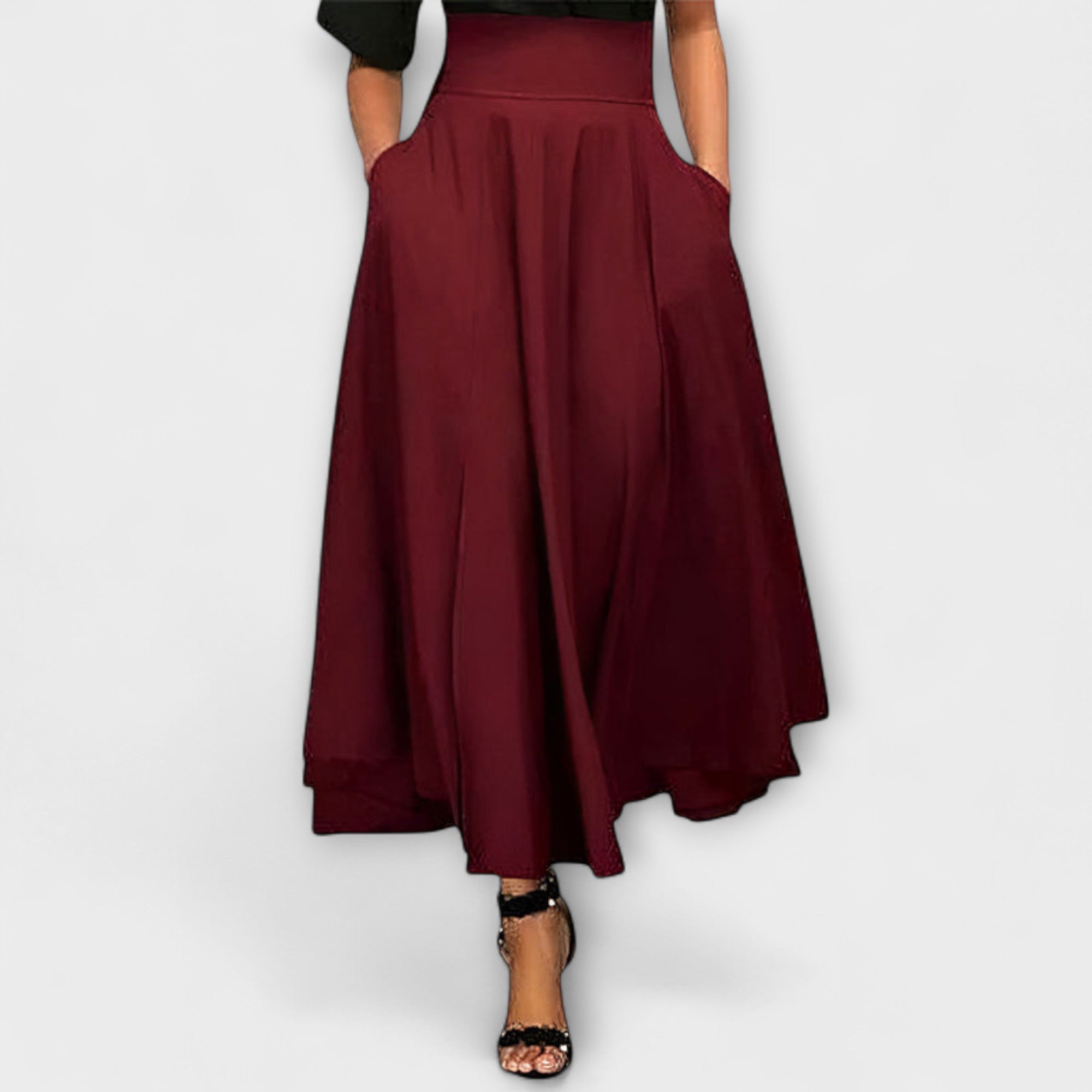 Larissa | Jupe Maxi – Jupe noire élégante pour les occasions festives