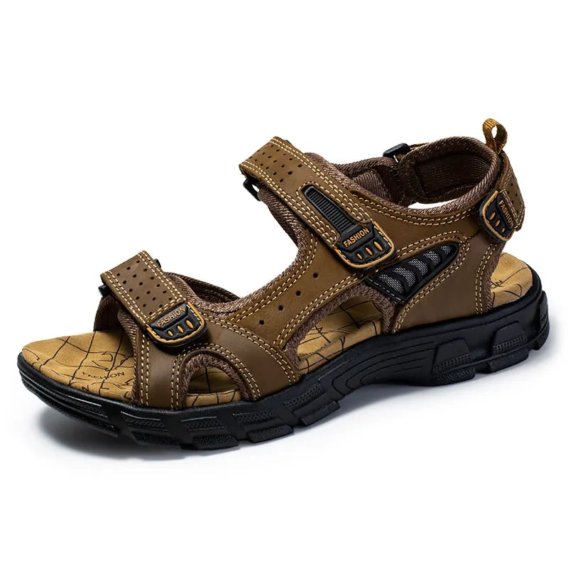 Homme | Sandales confort – Sandales orthopédiques ergonomiques d'été à structure respirante et semelle rembourrée