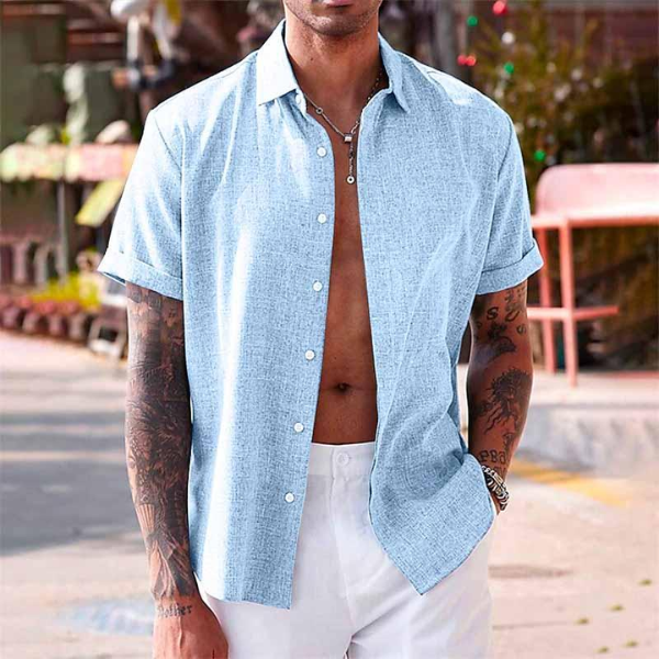 Moritz | Chemises en Lin pour Homme – Élégante Chemise Légère d'Été en Lin