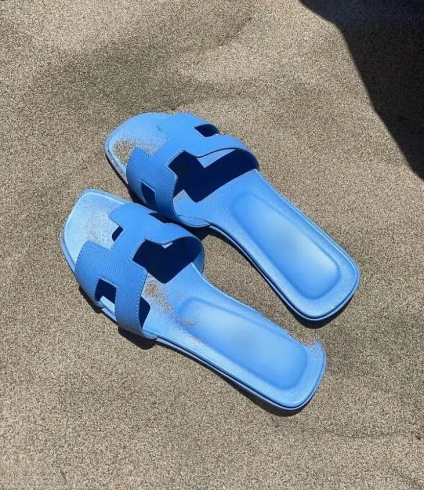 Sandra | Sandales en cuir pour femme – Sandales confortables à brides en H pour le quotidien et les vacances