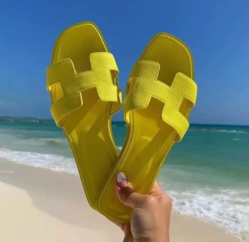 Sandra | Sandales en cuir pour femme – Sandales confortables à brides en H pour le quotidien et les vacances