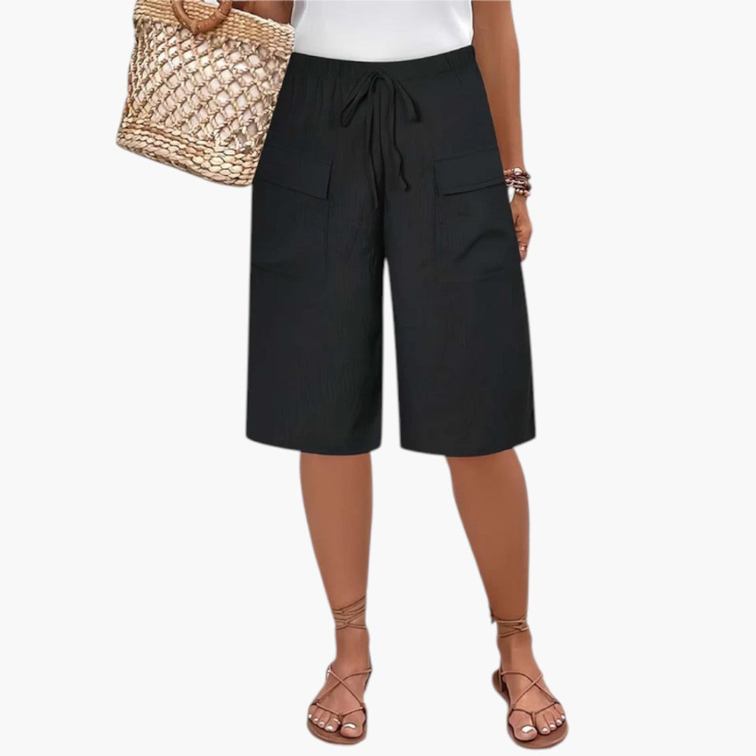 Sofia | Short à taille élastique – Short confortable et réglable pour femme