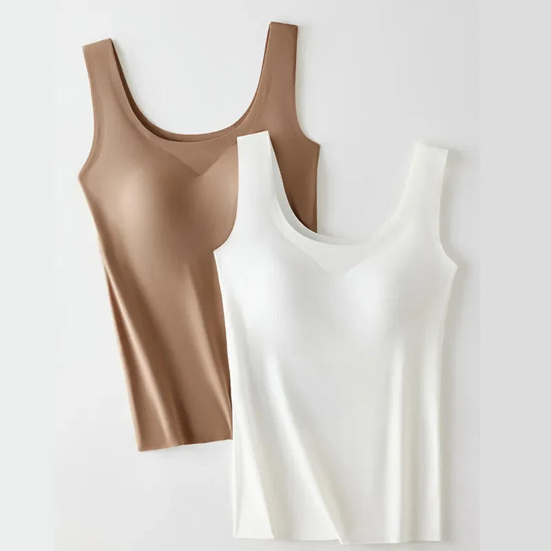 Sans couture | Débardeur avec brassière intégrée – Léger et respirant, idéal pour le quotidien